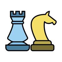 chess, top icon design template vector