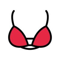 bra Underwear, fashion icon color symbol sign design template vector
