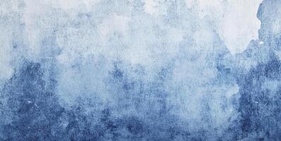 Abstract Watercolor Background horizontal orientation, hand drawn design featuring soft pastel hues and organic brush stroke textures in dark blue color vector