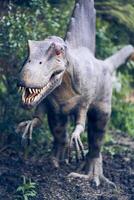 Spinosaurus was a fairly large animal and had large forelimbs armed with large sharp claws. With space to copy photo