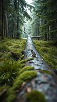 A long tree trunk photo
