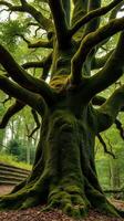 The tree is green photo