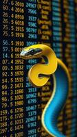 A snake on the stock market photo