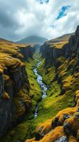 The beautiful landscape of iceland photo