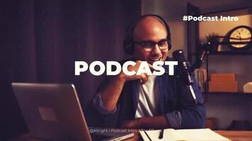Podcast Intro Opener motion_graphic