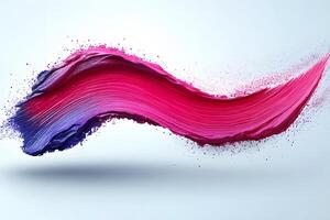 Vibrant Abstract Paint Stroke - Creative Design for Art and Graphics photo