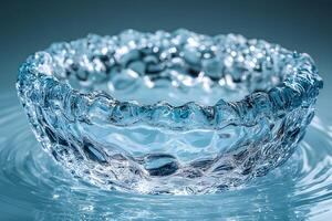 Elegant Crystal Bowl Design for Decor and Art Enthusiasts photo