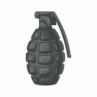 Hand grenade icon. Cartoon illustration of hand grenade icon for web design vector