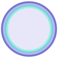 A Pastel Geometric Circular Gradient Design png