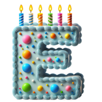 cake 3d font letter E alphabet The process of cake baking with the chef decorating the frosted cake png