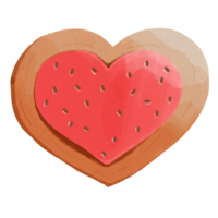 heart shape cookie png