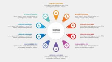Infographic, Template Design With Eight Steps or Options, Workflow or Process Diagram vector