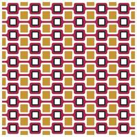 A repetitive pattern of staggered golden, maroon, and white squares on a beige background. vector