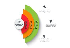 Creative concept for infographic with 3 steps, options, parts or processes. Business vector