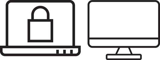 -computer-smartphones-devices, computer monitor icon . vector