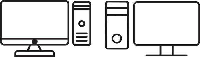 Monitor, phone, and icon, tablet, mobile phone mockup vector