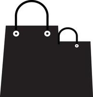 Shopping bag icon illustration, Simple icon. Web site page and mobile app design vector