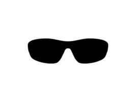 Sun Eye Glasses Silhouette, Front View, Flat Style, can use for Pictogram, Logo Gram, Apps, Art Illustration, Template for Avatar Profile Image, Website, or Graphic Design Element. BW and Editable. vector