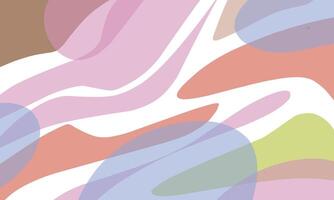 A colorful abstract background with waves and shapes vector