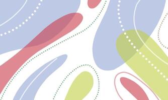 A colorful abstract pattern with dots and lines vector