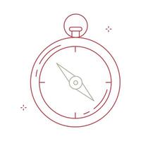 Adventure Navigation Compass Icon design vector