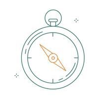Compass Icon for Navigation Icon Design vector