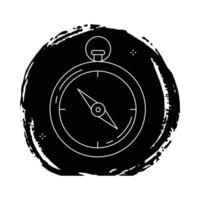 Directional Compass Navigation Tool Icon design vector