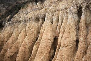 large gullies from clay soil erosion 3 photo