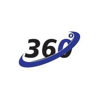 360 Degree View Related Icon design vector