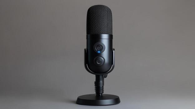 Professional Condenser Microphone for Podcast Streaming and Voice Recording photo