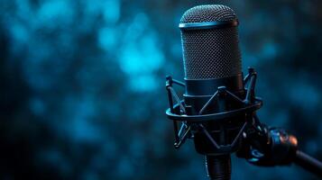 Professional Studio Microphone for Podcast Recording Broadcasting and Voiceover Blue B photo