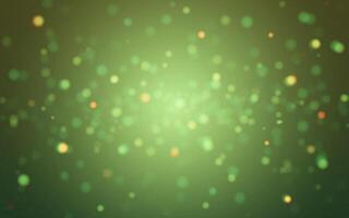 Green Bokeh Glow Soft Light Blur Background, Background decoration vector