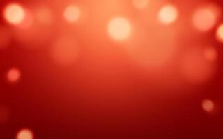 Warm Red Bokeh Lights on a Soft Gradient Background Abstract Blurred Glow for Elegant and Cozy Atmosphere, Background decoration vector