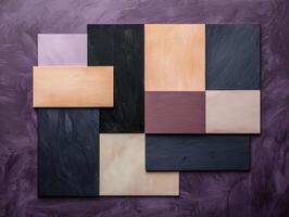 Abstract geometric color block background texture photo