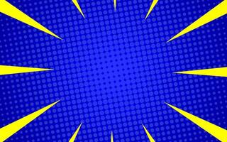 Comic background with halftone gradient in pop art vector