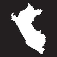 peru map icon design vector