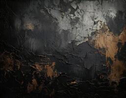charred wood texture with intricate cracks and burnt patterns, showcasing a mix of dark and brown hues, perfect for backgrounds or design elements photo