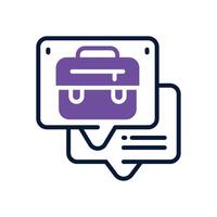 working message dual tone icon vector