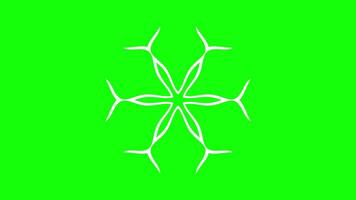 Abstract starburst pattern with elongated and branching shapes featuring smooth lines and decorative motion effects video