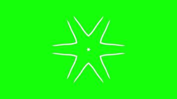 Abstract starburst pattern with elongated, pointed rays radiating from a central point video