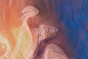 Color macro abstraction. Abstraction for graphic design, prints, posters. photo