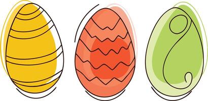 Easter Eggs Design vector