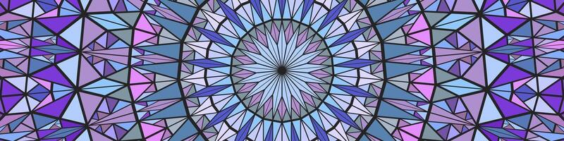 Geometric polygonal dynamic round tiled pattern background vector