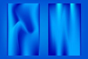 blue mesh gradient mobile wallpaper background design vector