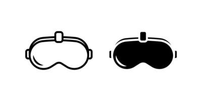 VR icon. virtual reality sign. for mobile concept and web design. illustration vector