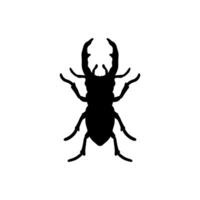 bug insect icon on white background vector