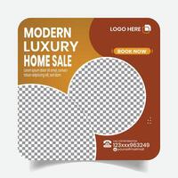 Modern Property Selling Social Media Post Design Banner vector