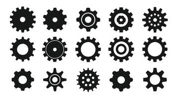 Settings Cog Icon for Software Development vector