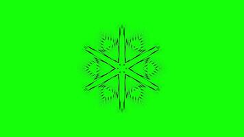 Fluent Abstract Geometric Animation with Symmetrical Design video