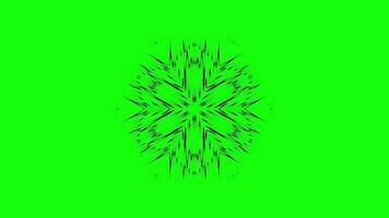 Dynamic Abstract Geometric Pattern with Flowing Movement video